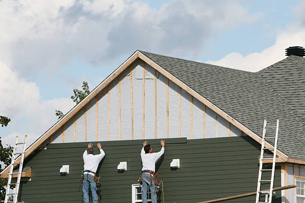 Professional Siding Contractor technician working in Clymer, PA